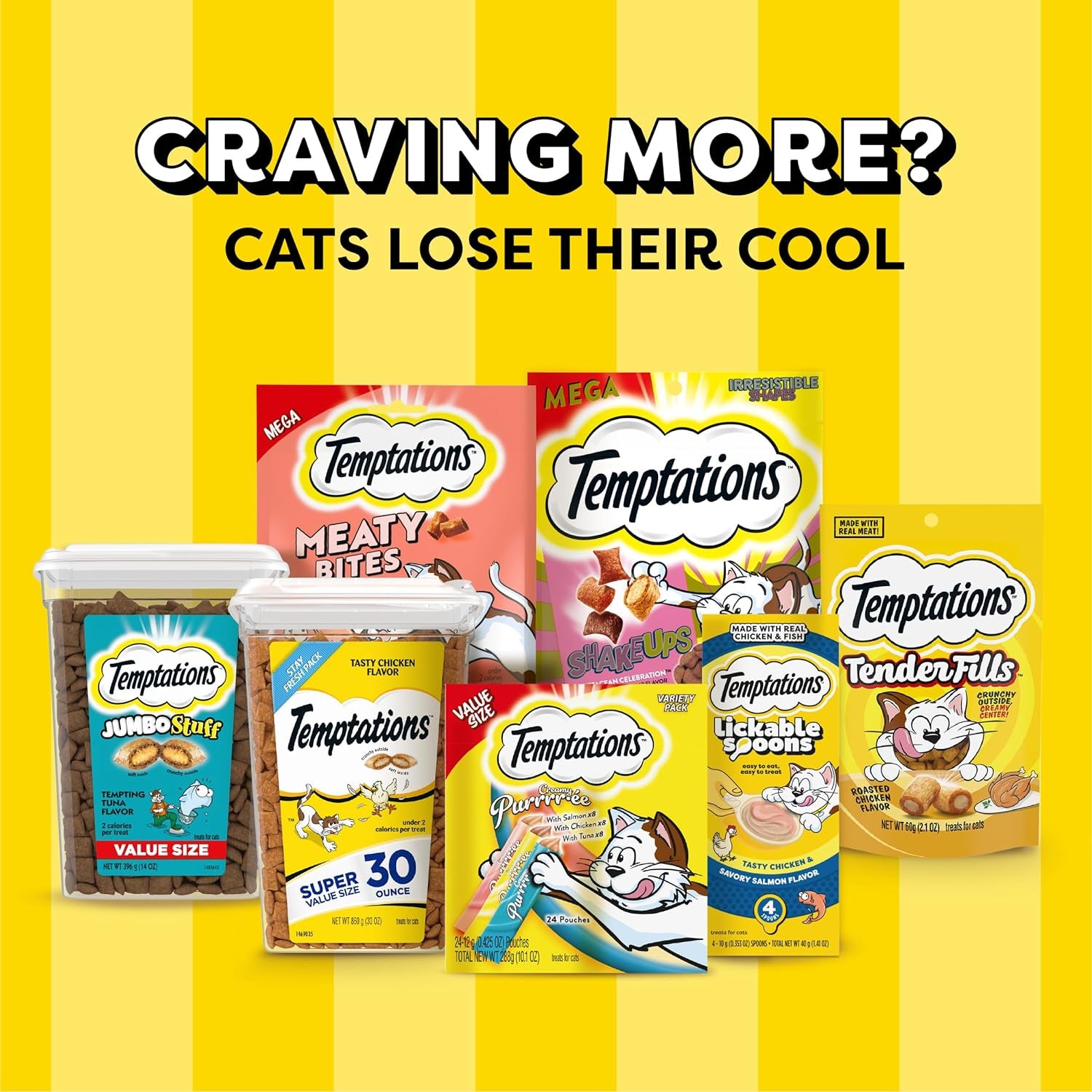 Creamy Puree Squeezable Lickable Cat Treats, Wet Cat Treats with Beef Liver and Cheese Variety Pack, 0.42 Oz. Tubes, 24 Count